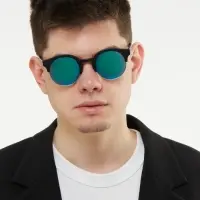 Очки солнцезащитные &laquo;OneSun. Панто&raquo;, uv 400, линза 4.7&times;4.1 см, синие