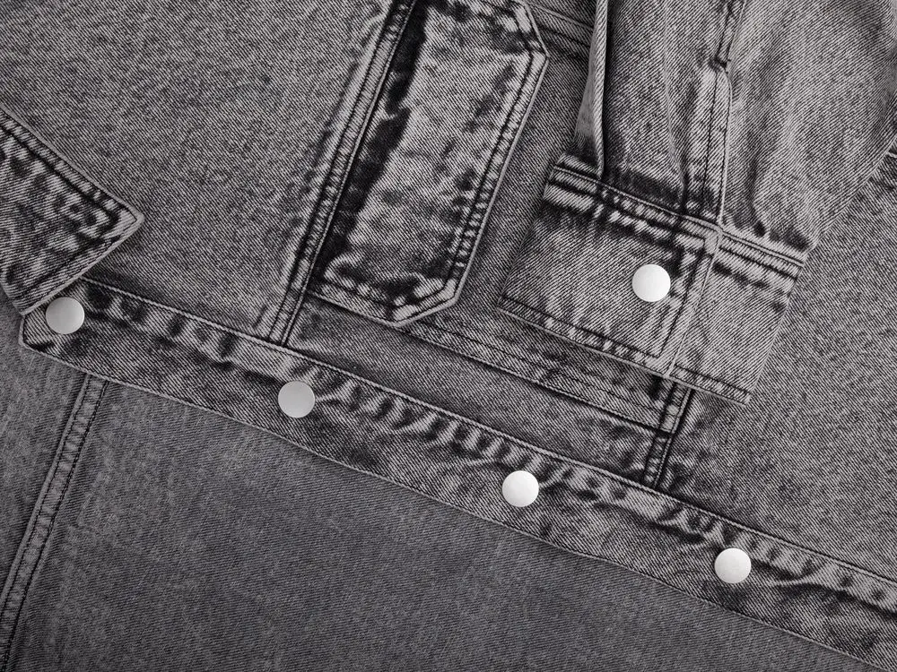 Куртка джинсовая O2, серая, размер XS/S