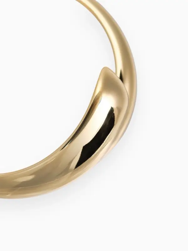 Браслет манжета &laquo;Капля&raquo;, цвет золото