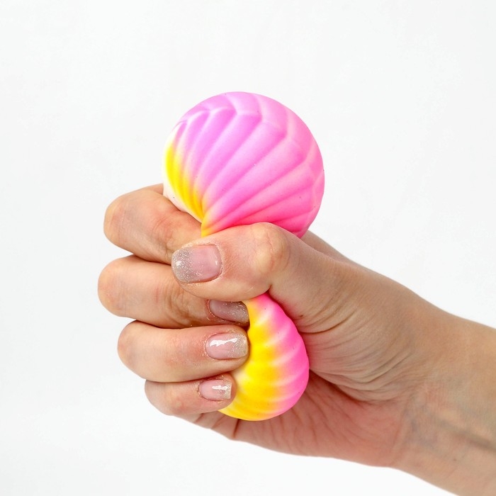 Мялка Мялка "Ракушка" с пастой, цвета МИКС