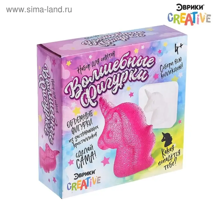 Набор для опытов «Волшебные фигурки из кристалликов», МИКС, единороги