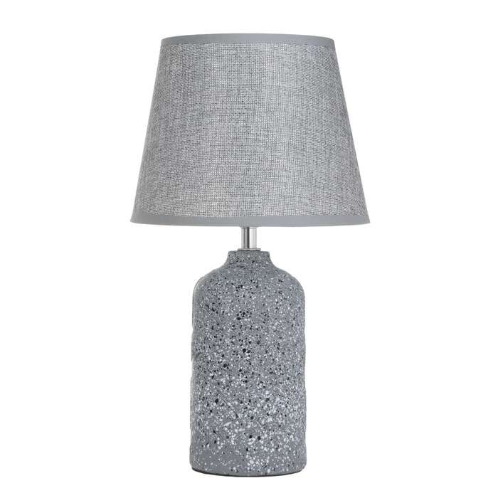 Лампа настольная Лампа настольная "Аи" 1х40Вт Е14 серый 20х20х34см