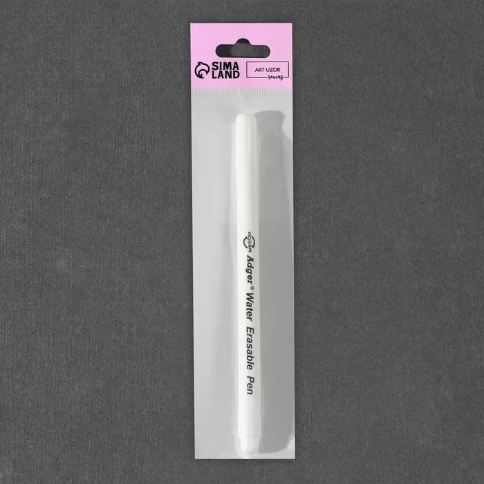 Маркер для ткани, водорастворимый, цвет белый