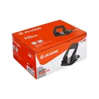 Дырокол на 30 листов, большой, металлический, с металлической линейкой, МИКС