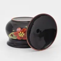 Супница Псковский гончар &laquo;Божья коровка&raquo;, 3.6 л, керамика, чёрная