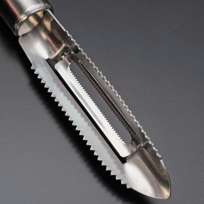 Овощечистка Доляна «Металлик», 21 см Овощечистка Доляна «Металлик», 21 см