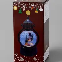 Фигура светодиодная фонарь "Дед мороз у елки", 19х11х9,5 см, AAAx3, Т/БЕЛЫЙ