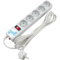 Сетевой фильтр Power Cube B 5.0 м 5 розеток (серый) 10А/2,2кВт (SPG-B-15)