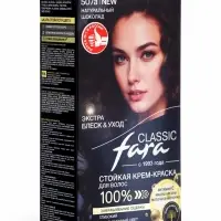Краска для волос Fara Classic, тон 507А, натуральный шоколад, 160 г