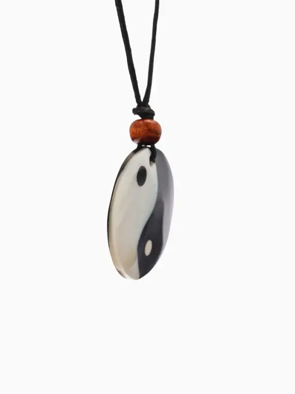 Кулон &laquo;Инь Ян&raquo;, длина от 17 до 33 см, ракушка