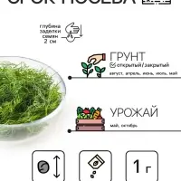 Семена Укроп &laquo;Кустистый&raquo;, 2 г, &laquo;Рецепты дедушки Никиты&raquo;