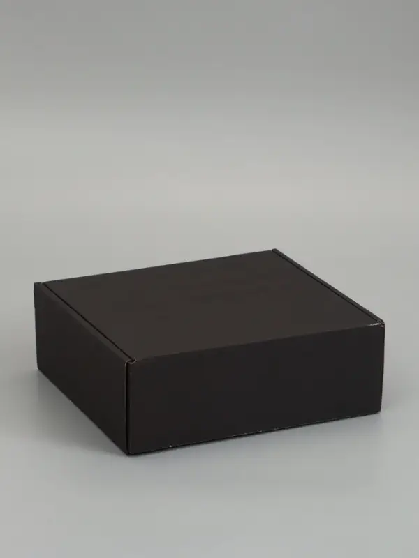 Коробка самосборная, черная, 26 х 24 х 10 см