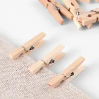 Прищепки для шитья, 3&times;0.5&times;0.3 см, 10 шт., бежевые