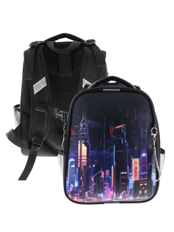 Рюкзак каркасный, школьный, 38×30×16 см, эргономичная спинка «Сити» Рюкзак каркасный, школьный, 38×30×16 см, эргономичная спинка «Сити»