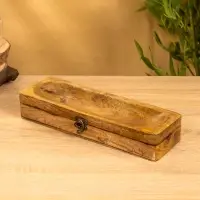 Подставка под благовония с хранением "Футляр" 31х10х5,5 см, дерево шишам