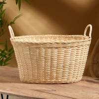 Корзина для белья, 46х36х32 см, ротанг
