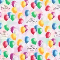 Бумага упаковочная глянцевая Happy Birthday, 50&times;70 см