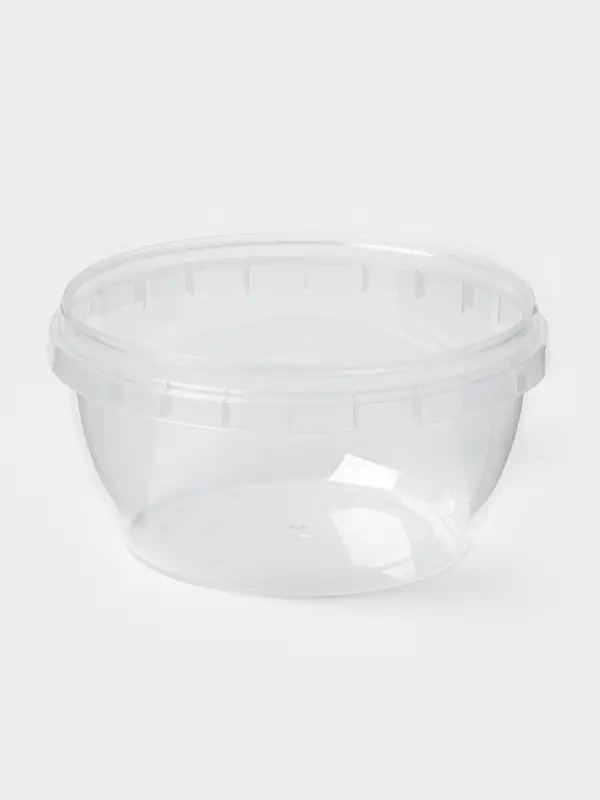 Банка Банка "Супница" прозрачная 365 мл с крышкой