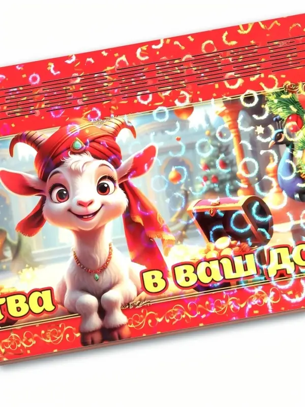 Купюрница новогодняя 2027 &laquo;Богатства в ваш дом!&raquo; 19&times;10&times;2.5 см