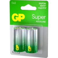 Батарейка GP Super C/LR14/14A 14A-2CR2/24AA21-2CRSBC2 алкалин. бл/2шт
