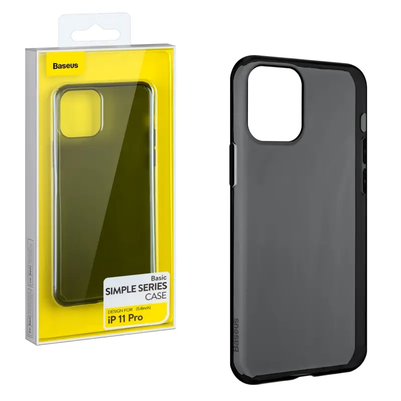 Чехол iPh 11 Pro Simple Series Baseus темный Чехол iPh 11 Pro Simple Series Baseus темный
