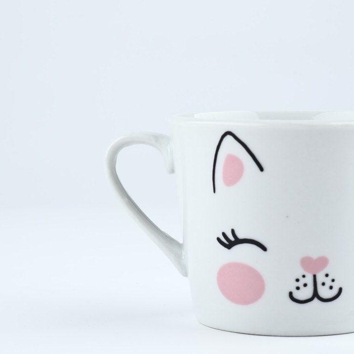 Подарочный набор «Котик»: кружка 180 мл, ложка