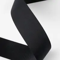 Лента репсовая, 40 мм, 23&plusmn;1 м, чёрная №39