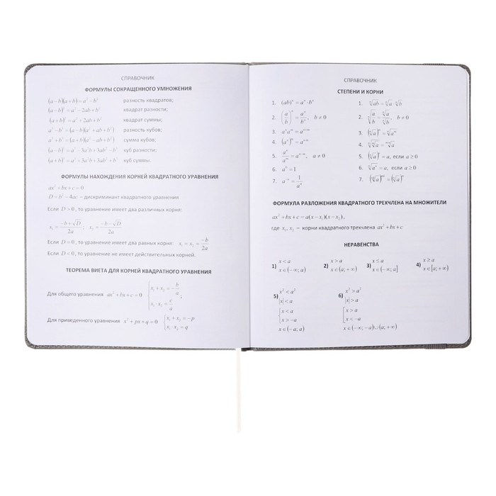 Дневник универсальный для 1-11 классов Grey, твёрдая обложка, искусственная кожа, резинка, ляссе, тонированный блок, 48 листов