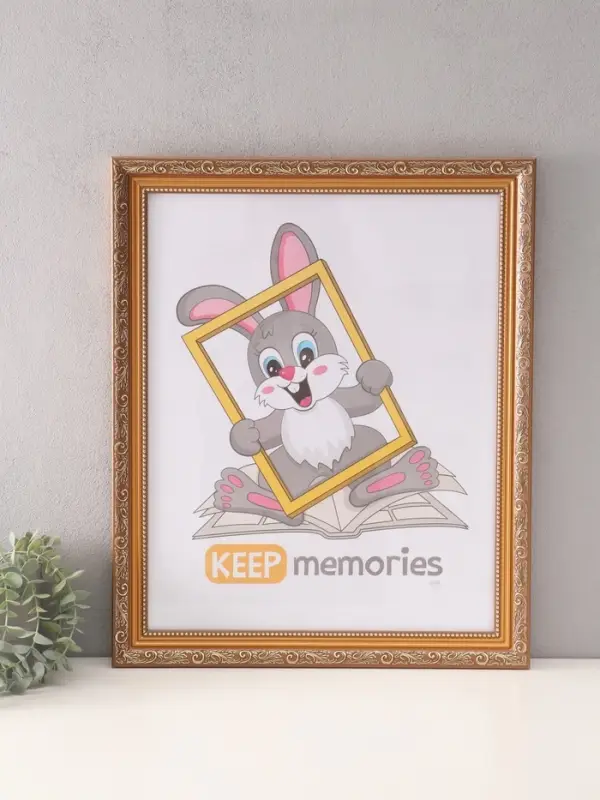 Фоторамка для фото 40&times;50 см &laquo;Любава&raquo;, пластик, коричневый, (пластиковый экран)