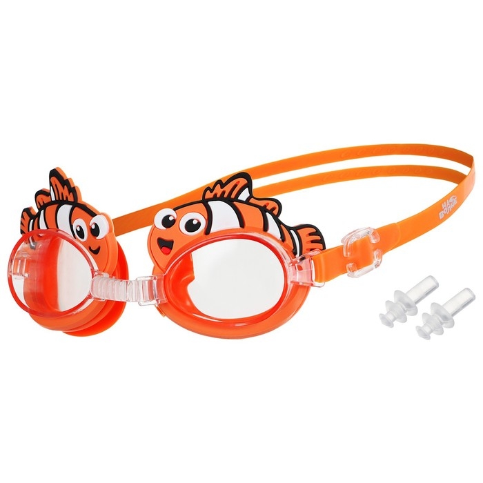 Очки для плавания детские «На волне» «Рыбка», беруши Очки для плавания детские «На волне» «Рыбка», беруши