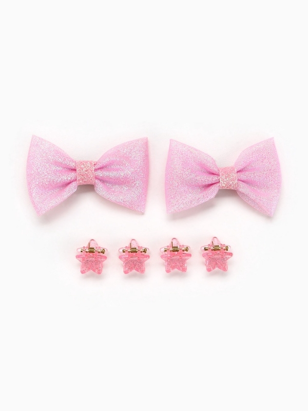 Бант для волос 2 шт, крабики «Милота», 8 х 12,5 см Бант для волос 2 шт, крабики «Милота», 8 х 12,5 см