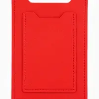 Обложка 3в1 для автодокументов, СТС, права, карта, 9&times;0.3&times;12.5 см, красная