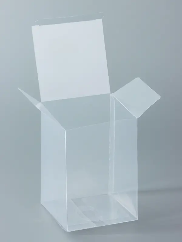 Складная прозрачная коробка из PVC, для упаковки подарков, 8&times;8&times;12 см