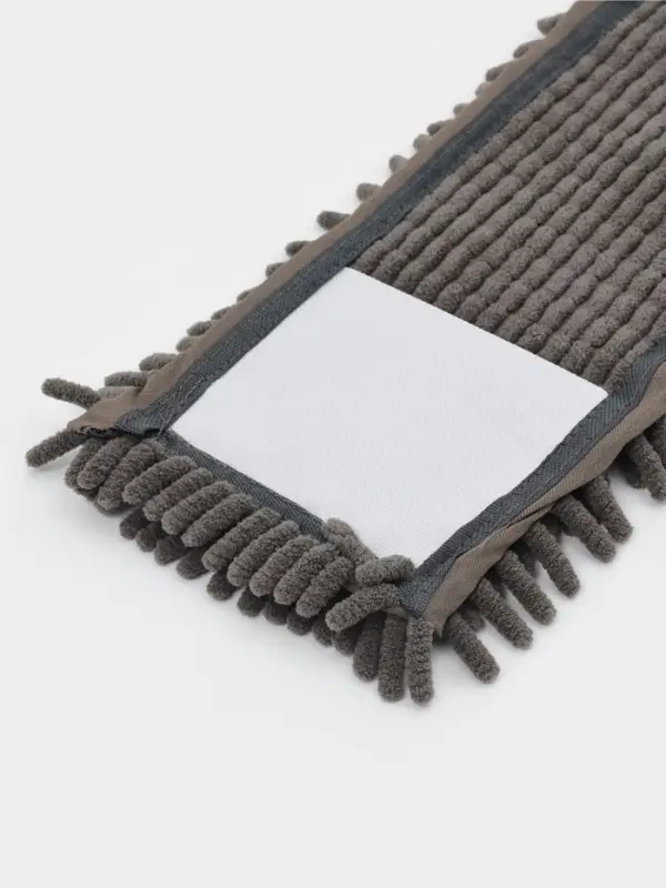 Насадка для плоской швабры &laquo;Доляна&raquo;, 42&times;12 см, микрофибра букли, 80 г, серая