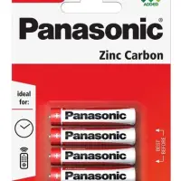 Батарейка Panasonic R03 AAA BL4 Zinc Carbon 1.5V (4/48/240)