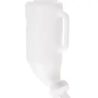 Бутылка для выпойки телят, 2 л, с ручкой, с крышкой, пластик, белая