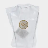 Бюст для украшений с отверстиями для серёжек QF, 10&times;2.5&times;13 см, h=13 см, прозрачный, глянцевый