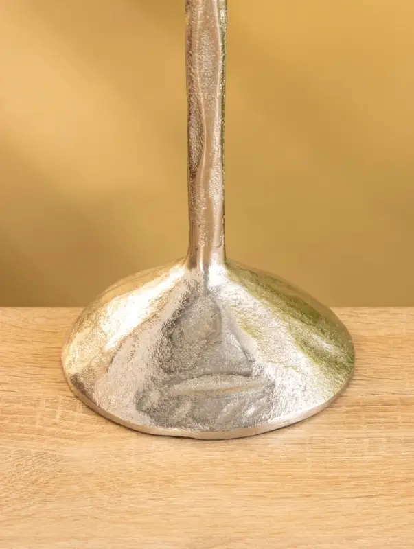 Подсвечник Подсвечник "Айси" алюминий 39 см, цв. серебро