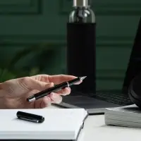 Роллер Scribo со стилусом, матовый серый