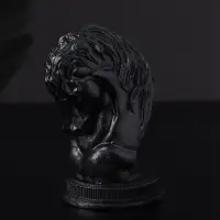 Фигура "Конь" 9х6 см, черный