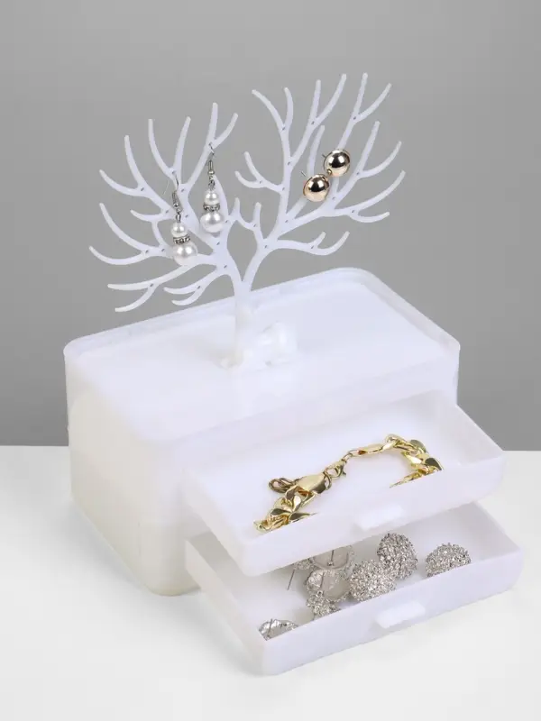 Подставка универсальная «Олень», 2 яруса, квадратная подставка,17×11×24.8 см, белая Подставка универсальная «Олень», 2 яруса, квадратная подставка,17×11×24.8 см, белая