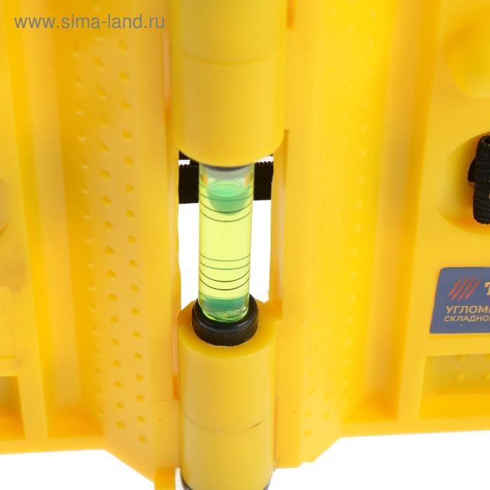 Уровень угловой магнитный ТУНДРА, складной, 3 глазка Уровень угловой магнитный ТУНДРА, складной, 3 глазка