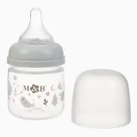 Бутылочка для кормления M&B, ШГ &Oslash;50 мм, +0мес., 120 мл., набор 2 шт. в кор.