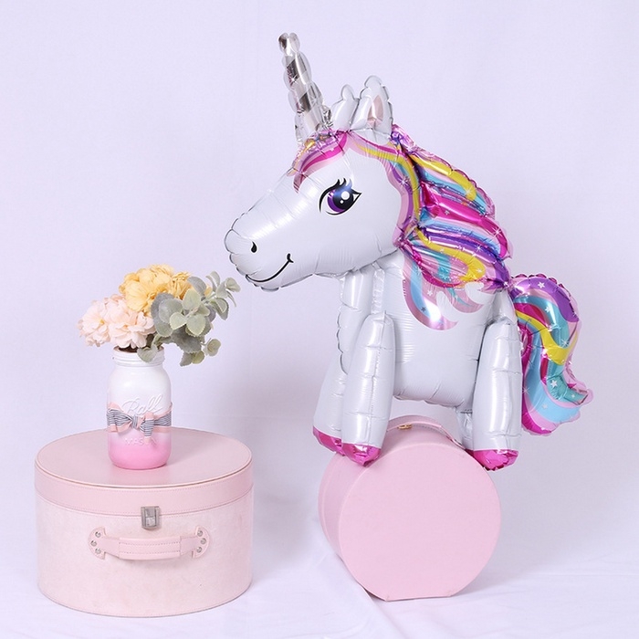 Воздушный шар фольгированный 24 Воздушный шар фольгированный 24" «Единорог-игрушка», фигура, под воздух