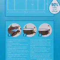 Бассейн каркасный Steel Pro, 305&times;76 см, с фильтр-насосом, круглый, 561JF Bestway