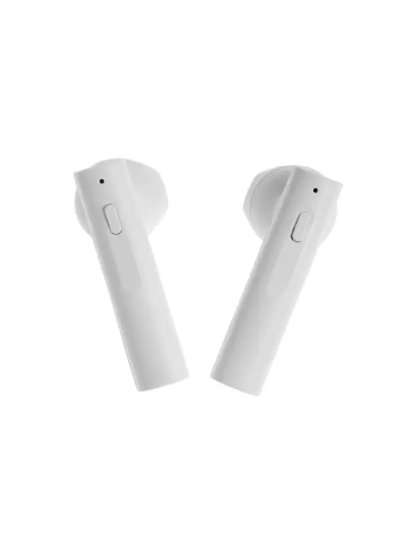 Наушники TWS беспроводные, Mybit VBT 1.18, вкладыши, Bluetooth 5.0, 30/200 мАч, с солнечной панелью, белые