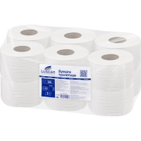 Бумага туалетная д/дисп Luscan Professional 1сл бел цел втул 200м 12рул/уп