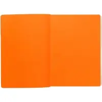 Ежедневник Flexpen Black, недатированный, черный со светло-оранжевым