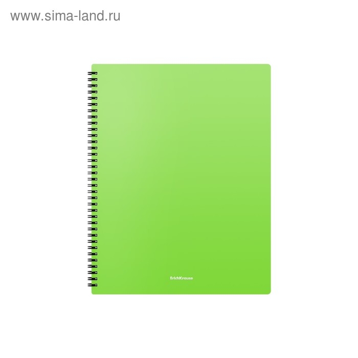 Папка с 20 вкладышами на спирали, А4, 600 мкм, ErichKrause Matt Neon, текстура Папка с 20 вкладышами на спирали, А4, 600 мкм, ErichKrause Matt Neon, текстура "песок", МИКС