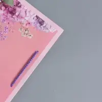 Пакет подарочный ламинированный "Цветочная радость" 26 х 12 х 32 см